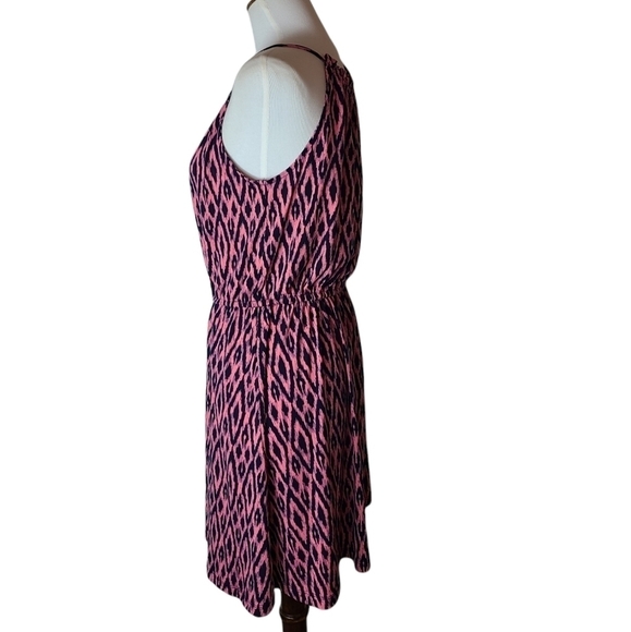 Banana Republic Pink Geometric Print Mini Dress Small Petite NWT - Picture 4 of 9